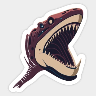 Vicious Shark Sticker